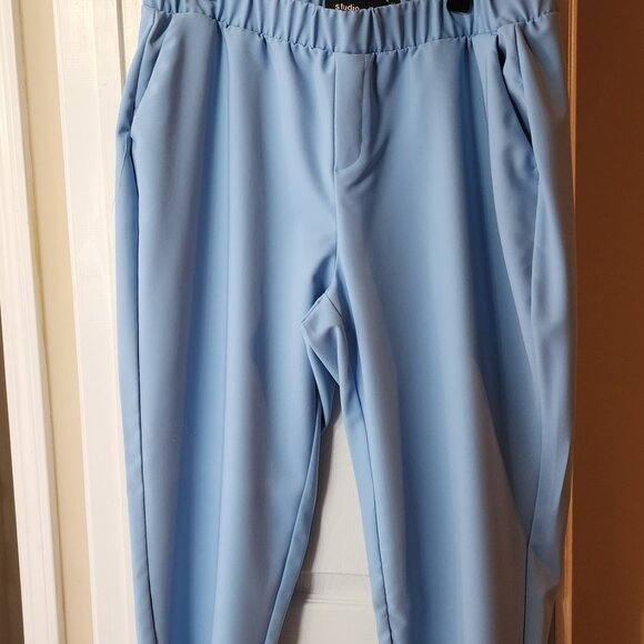 Torrid Light Blue Studio Ankle Pant - Picture 2 of 4